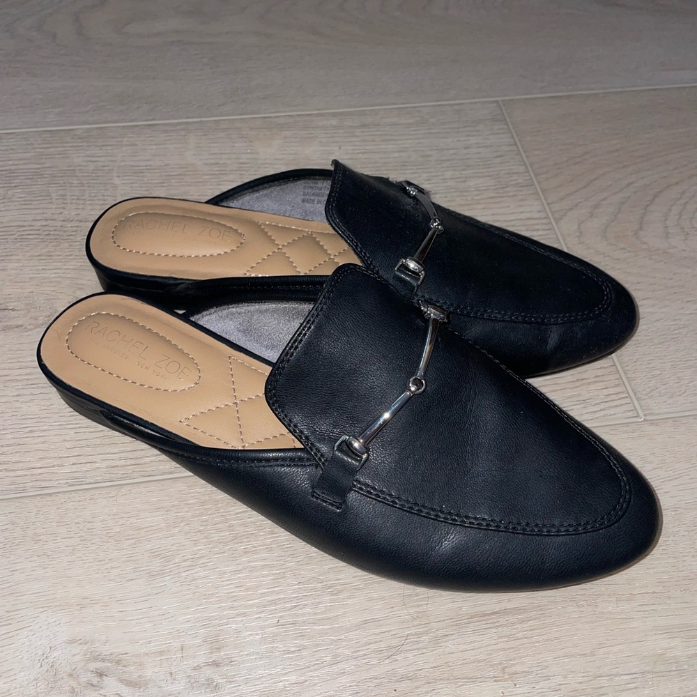 Rachel Zoe Black Mules